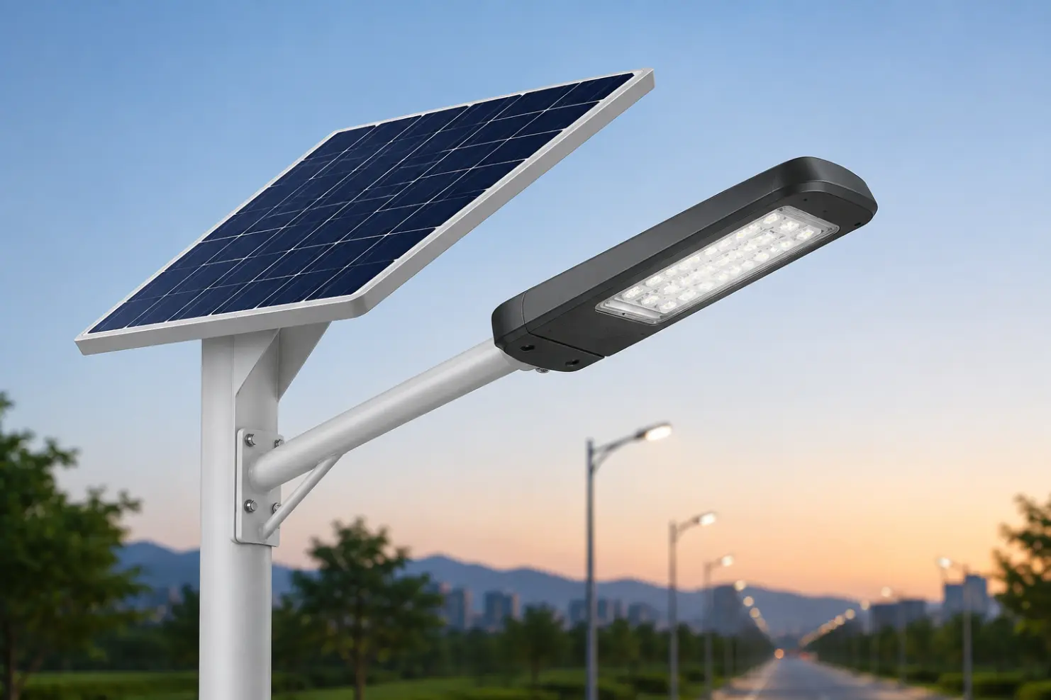 Semi Integrated Solar Street Light